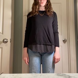 Black long sleeved shirt